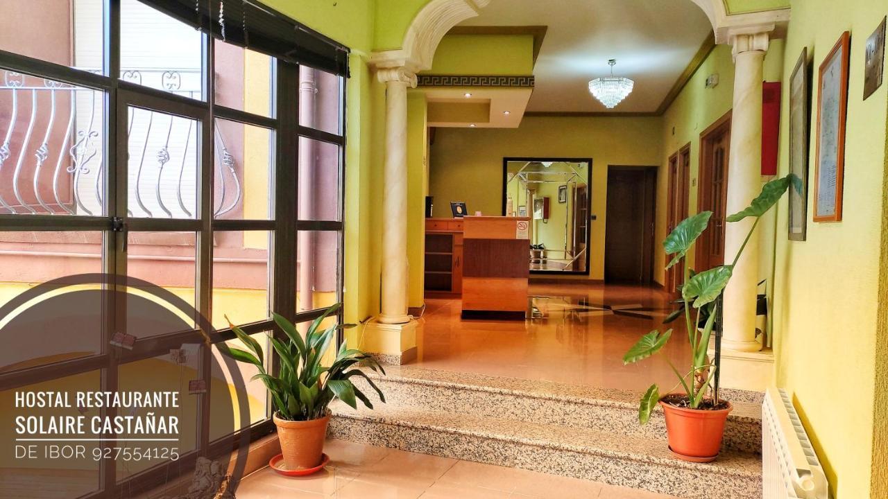 Hostal Restaurante Solaire Castañar de Ibor Extérieur photo
