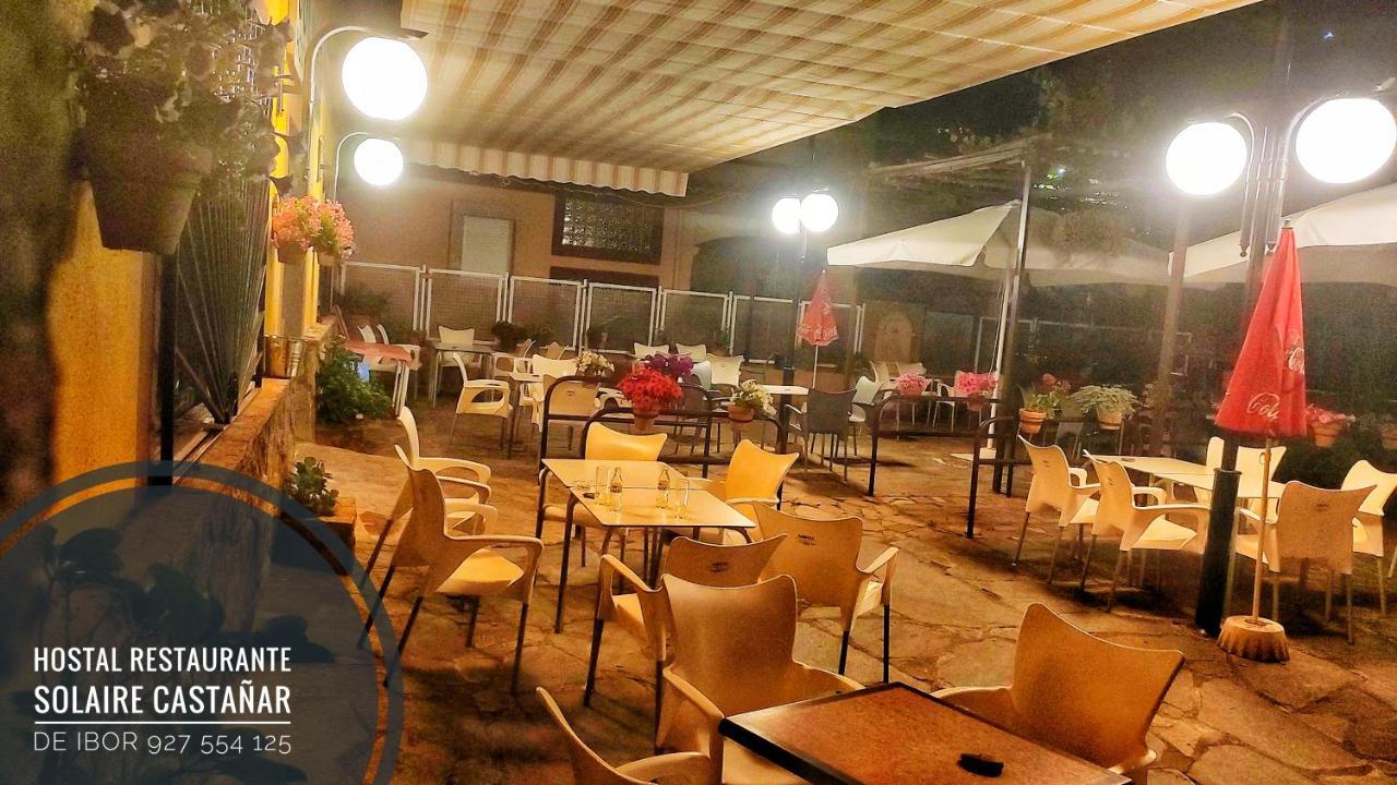 Hostal Restaurante Solaire Castañar de Ibor Extérieur photo