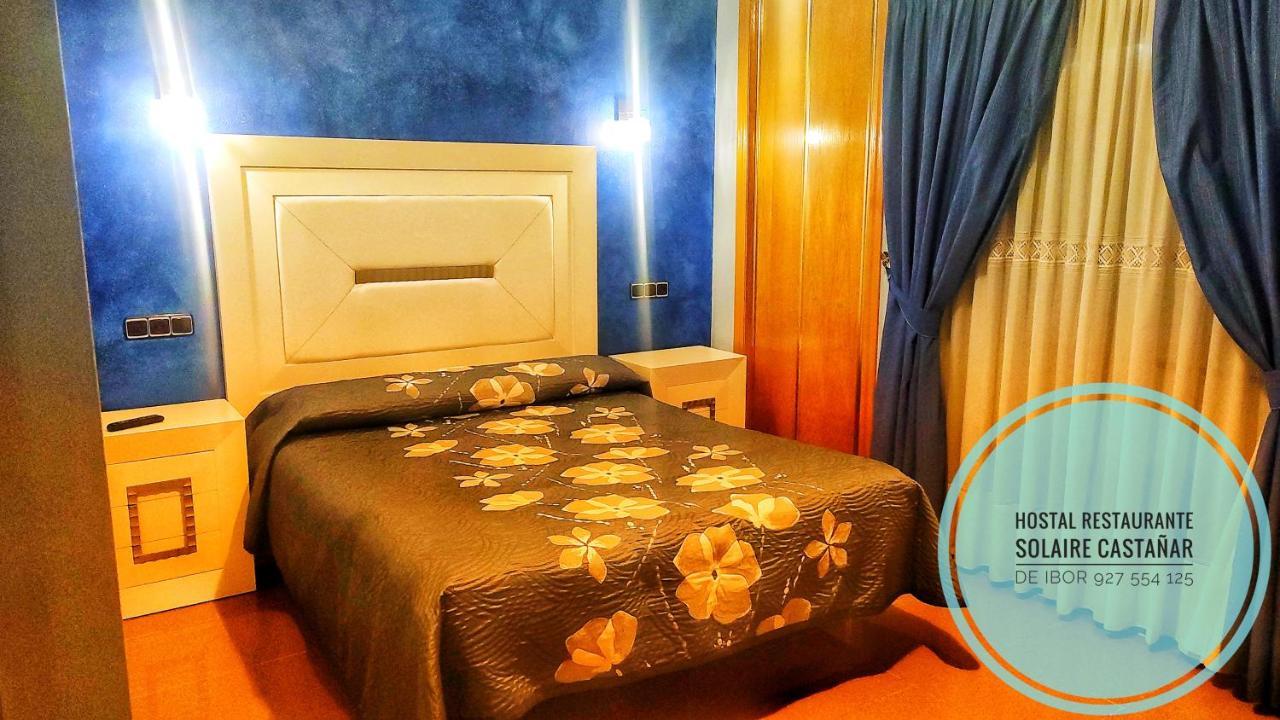 Hostal Restaurante Solaire Castañar de Ibor Extérieur photo